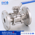 Dico ISO5211 Pad 3PC Flange Ball Valve